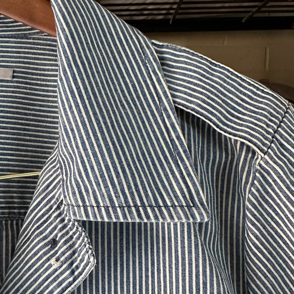 GAP Railroad Striped Utility Jacket - Picture 2 of 5